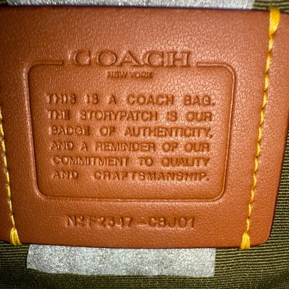 Coach Ashton Olive Green Shoulder Bag + dust bag - Picture 10 of 12